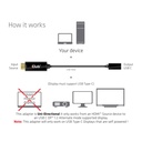HDMI™ to USB -C® 4K60Hz Active Adapter M/F