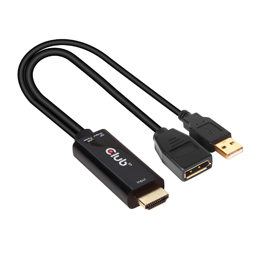 HDMI™ to DisplayPort™ 4K60Hz M/F Active Adapter