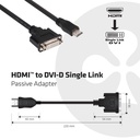 HDMI™ to DVI-D Single Link Passive Adapter