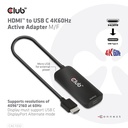 HDMI™ to USB C 4K60Hz Active Adapter M/F