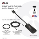 HDMI™ to USB C 4K60Hz Active Adapter M/F