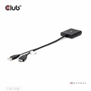 HDMI™ + USB Bus powered to DisplayPort™ 4K120Hz or 8K30Hz M/F Adapter