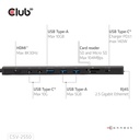 10-1 Portable Dock USB-C® 10Gbps to HDMI™ 8K30Hz PD3.1 Max.140Watt
