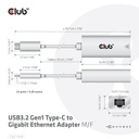 USB-C® RJ45 Ethernet 1G Adapter  M/F
