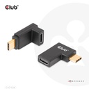USB-C® 10Gbps Angled Adapter set of 2 up to 4K120Hz M/F