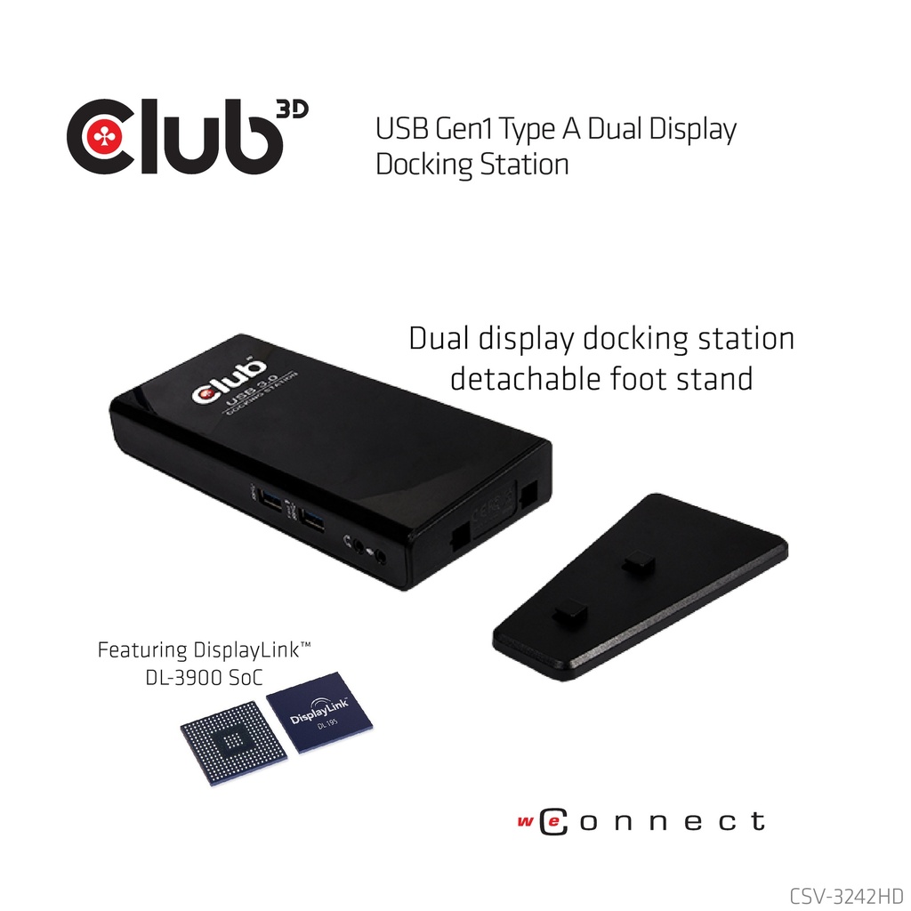 USB-A 5Gbps Dual Display Docking Station