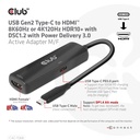 USB-C® to HDMI™ 2.1+ PD 3.0 100 Watt