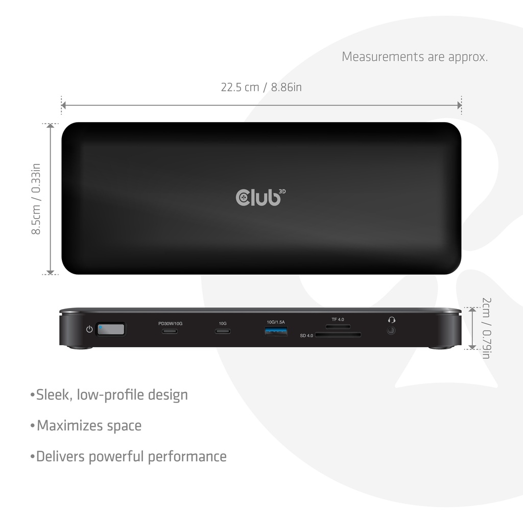 14-1 USB-C® Quad Display Docking Station