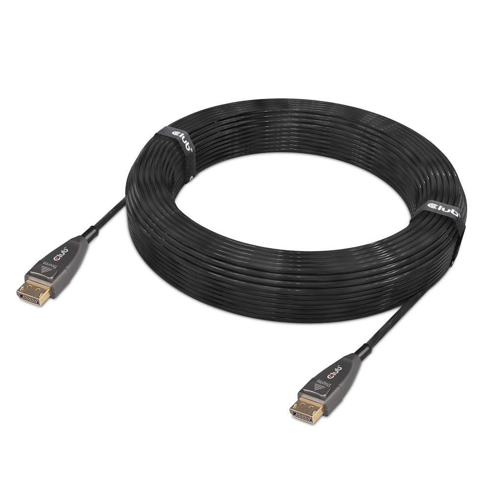 DisplayPort™ 1.4 Active Optical Cable Unidirectional 4K120Hz 8K60Hz M/M 20m/65.62ft