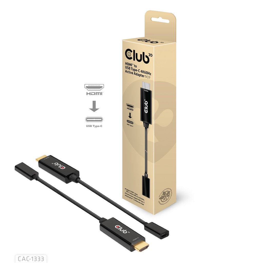 CAC-1333 HDMI™ to USB‑C® 4K60Hz Active Adapter M/F