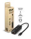 CSV-1549 USB‑C® 5Gbps to 3‑Port USB‑A Hub with Gigabit Ethernet