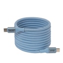 CAC-3030 USB‑C® Magnetic‑Coil Cable 240W PD 3.1 Blue 2m/6.56ft