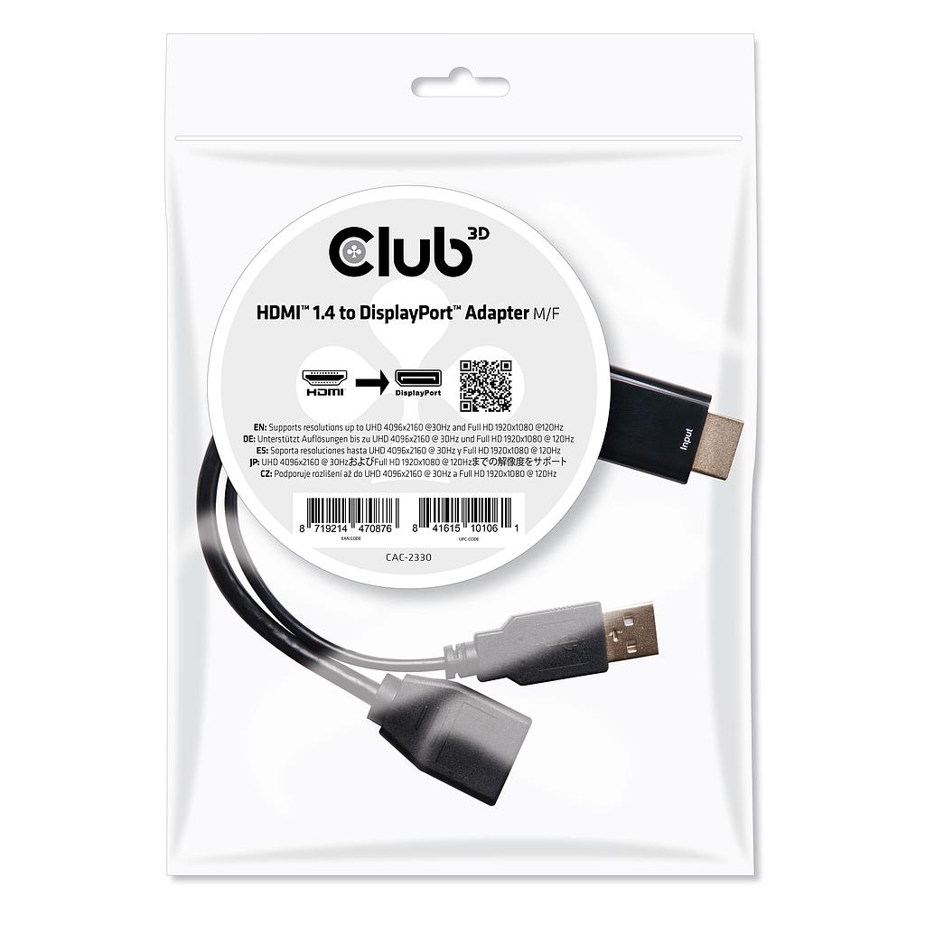 CAC-2330 HDMI™ to DisplayPort™ Adapter