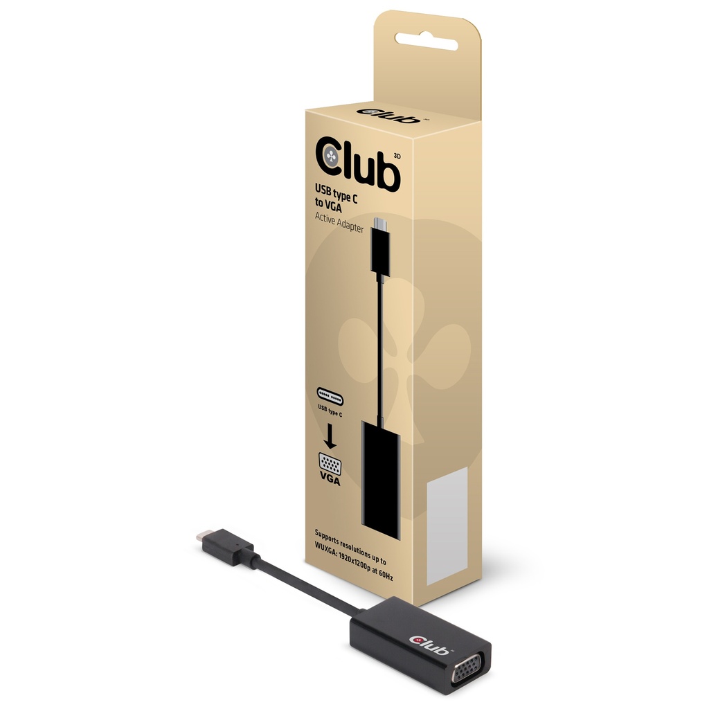 CAC-1502 USB‑C® to VGA Active Adapter
