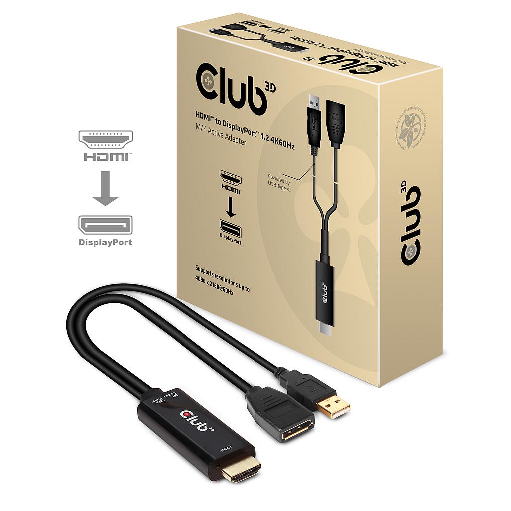CAC-1331 HDMI™ to DisplayPort™ 4K60Hz Active Adapter M/F