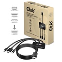 [CAC-1630] CAC-1630 USB‑C® + HDMI™ + MiniDP™ to HDMI™ 4K60Hz HDR Active Adapter