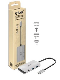 [CSV-1543] CSV-1543 USB‑C® 10Gbps PD Charging Hub 2×USB‑C 10G + 2×USB‑A 10G