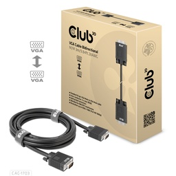 [CAC-1703] CAC-1703 VGA Cable Bidirectional M/M 3m/9.84ft