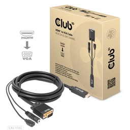 [CAC-1712] CAC-1712 HDMI™ to VGA Cable M/M 2m/6.56ft
