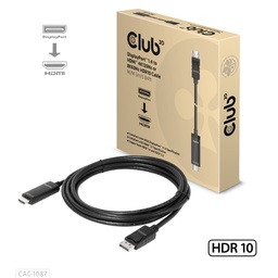 [CAC-1087] CAC-1087 DisplayPort™ 1.4 to HDMI™ Cable 4K120Hz 8K60Hz HDR10 3m/9.84ft
