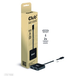 [CSV-1558] CSV-1558 USB‑C® MST Hub to Dual HDMI™ 4K60Hz + PD 100W