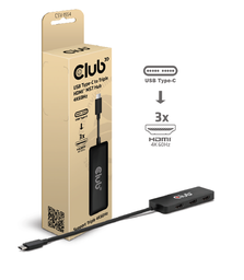 [CSV-1554] CSV-1554 USB‑C® to Triple HDMI™ MST Hub 4K60Hz