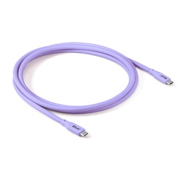 [CAC-3004] CAC-3004 USB4 Gen2x2 Type‑C Bi‑Directional Purple 4K60Hz 20Gbps PD 240W EPR 2m