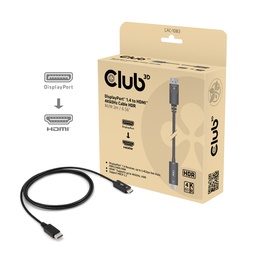 [CAC-1083] CAC-1083 DisplayPort™ 1.4 to HDMI™ 4K60Hz HDR Cable M/M 2m/6.56ft