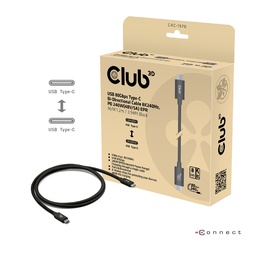 [CAC-1570] CAC-1570 USB‑C® 80Gbps Certified Cable 240W 8K240Hz 1.2m/3.94ft Black
