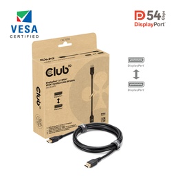 [CAC-1093] CAC-1093 DisplayPort™ 2.1 DP54 VESA Certified Cable 8K120Hz 3m/9.84ft