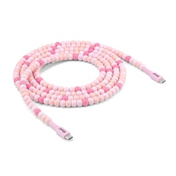 [CAC-3010] CAC-3010 USB-C® Beaded Cable Pink
