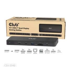 [CSV-2540] CSV-2540 14‑in‑1 USB‑C® Quad Display Docking Station