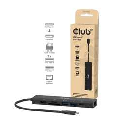 [CSV-2553] CSV-2553 USB‑C® 7‑in‑1 Hub HDMI™ 4K60Hz SD/TF USB‑A×2 USB‑C PD RJ45