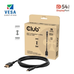 [CAC-1563] CAC-1563 USB‑C® to DisplayPort™ 2.1 DP54 Bi‑Directional Cable 8K120Hz 2m/6.56ft