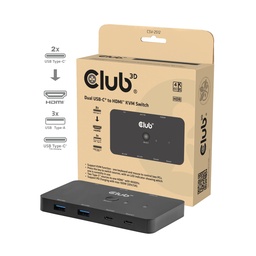 [CSV-2512] CSV-2512 KVM Switch Dual USB‑C to HDMI™ 4K60