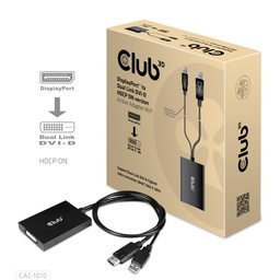 [CAC-1010] CAC-1010 DisplayPort™ to Dual Link DVI‑D Active Adapter (HDCP ON) M/F