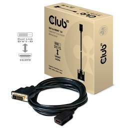 [CAC-1211] CAC-1211 DVI to HDMI™ 1.4 Cable M/F 2m/6.56ft
