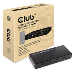 [CSV-1370]  CSV-1370 HDMI™ 2.0 UHD Switchbox 4 Ports 