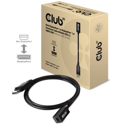 [CAC-1120] CAC-1120 Mini DisplayPort™ 1.4 to DisplayPort™ Extension Cable 8K60Hz DSC1.2 HBR3 HDR Bidirectional F/M 1m/3.28ft