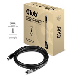 [CAC-1121] CAC-1121 Mini DisplayPort™ to DisplayPort™ 1.4 Extension Cable 8K60Hz DSC1.2 HBR3 HDR M/F 1m/3.28ft