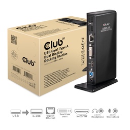 [CSV-3242HD] CSV-3242HD USB‑A 5Gbps Dual Display Docking Station
