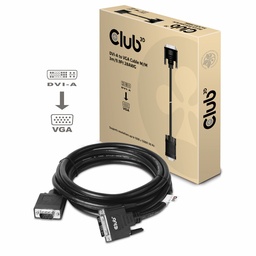 [CAC-1243] CAC-1243 DVI‑A to VGA Cable M/M 3m/9.84ft