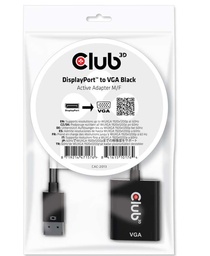 [CAC-2013] CAC-2013 DisplayPort™ to VGA Active Adapter Black M/F