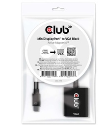 [CAC-2113] CAC-2113 Mini DisplayPort™ to VGA Active Adapter Black M/F