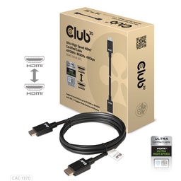 [CAC-1370] CAC-1370 Ultra High Speed HDMI™ 4K120Hz 8K60Hz Certified Cable 48Gbps 1.5m/4.92ft