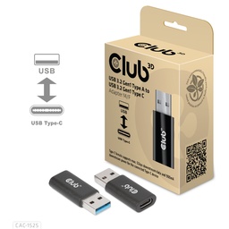 [CAC-1525]  CAC-1525 USB‑A 5Gbps to USB‑C® Adapter M/F 